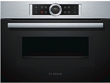 Serie | 8 Compact oven with microwave CMG633BS1, נירוסטה