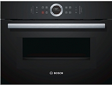 Serie | 8 Compact oven with microwave CMG633BB1, שחור