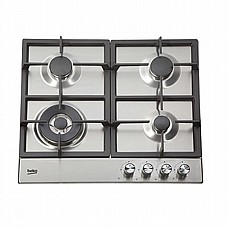 כיריים גז 60 סמ beko דגם: HIMW-64225SX