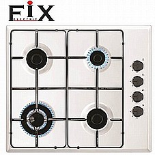 כיריים גז 4 להבות עם להבת טורבו Fix 2993