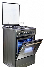 תנור משולב דגם M60BL + WOK שחור פחם