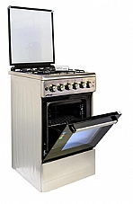 תנור משולב - צר - דגם M50I  משולב גז/חשמל  50X60 נירוסטה