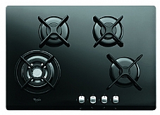 כיריים גז 73 ס"מ WHIRLPOOL AKT466NB שחור
