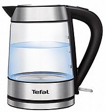 קומקום TEFAL GLASS דגם KI730D30 זכוכית כולל תאורה