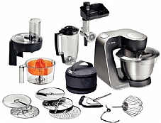MUM57860 Home Professional מיקסר משולב בגימור שחור מטאלי / טיטניום