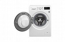 מכונת כביסה ‏פתח קידמי LG F2J5QNP3W ‏7 ‏ק"ג