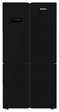 מקרר 4 דלתות Blomberg בלומברג KQD1621GB ציפוי זכוכית שחורה