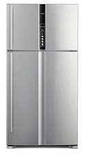 מקרר מקפיא עליון HITACHI  RV-910PRS1 SLS טיטניום