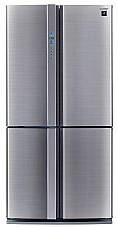 Sharp SJ-R8710 נירוסטה 4 דלתות ‏